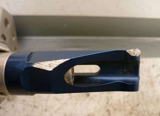 Main step holder left Honda CBR Fireblade