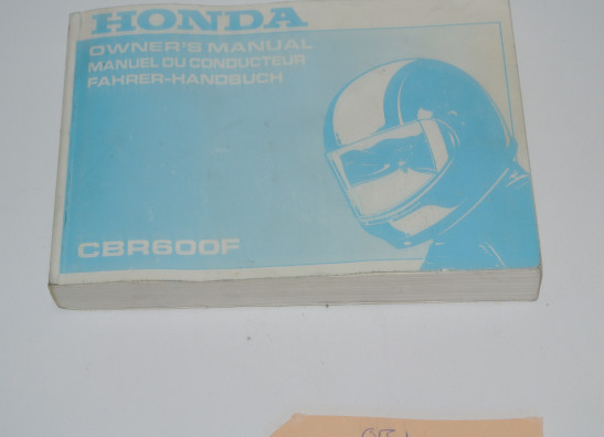 Fahrerhandbuch Honda CBR 600 F
