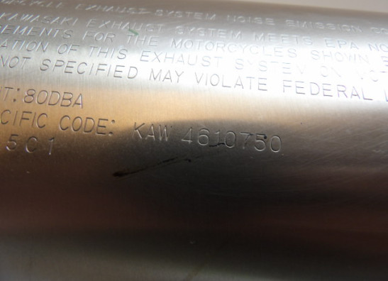 Muffler Kawasaki Z 750