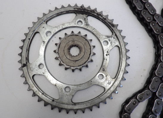 Ketting en tandwielset Yamaha FZR 1000