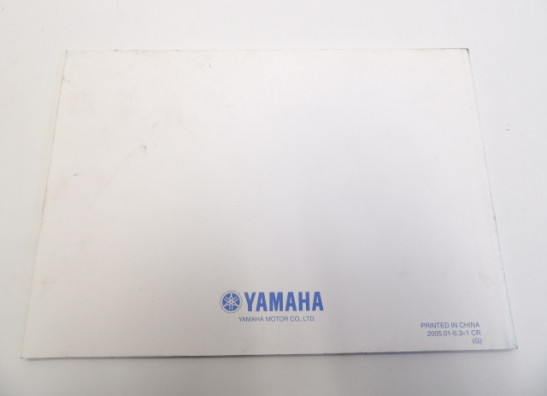 Instructieboekje Yamaha YBR 125