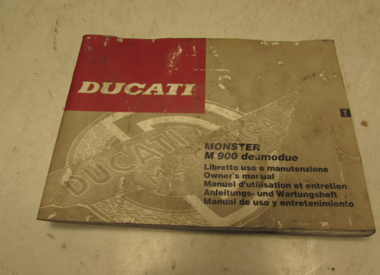 Instructieboekje Ducati monster 900 1993-1999