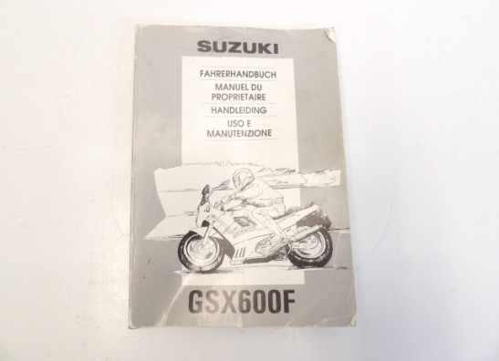 Instructieboekje Suzuki GSX F 600