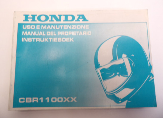 Instructieboekje Honda CBR 1100 XX