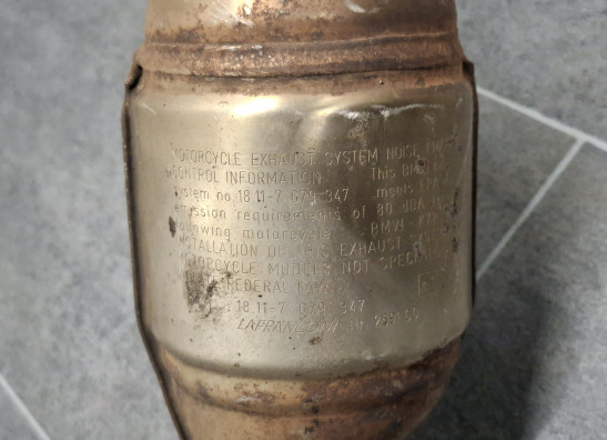 Uitlaat BMW F 650 GS