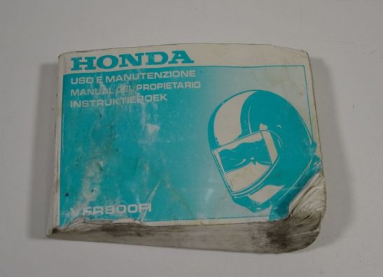 Instructieboekje Honda VFR 800 I