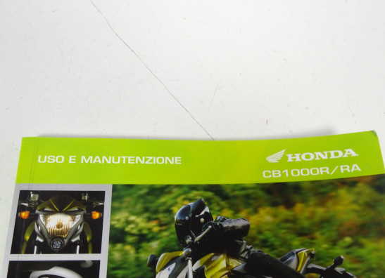 Instructieboekje Honda CB 1000 R