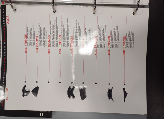 Achterkuipdeel Aprilia RSV 1000