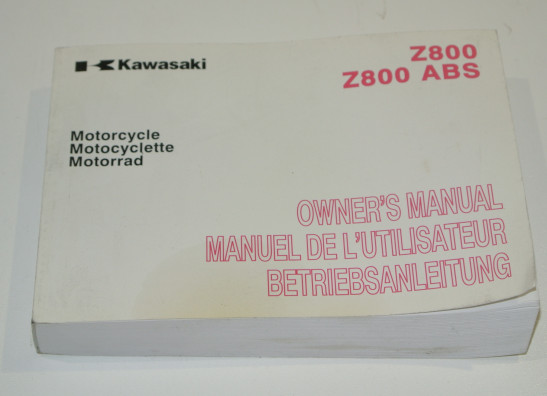 Fahrerhandbuch Kawasaki Z 800