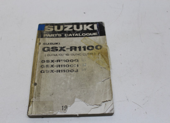 Onderdelenboek Suzuki GSX R 1100