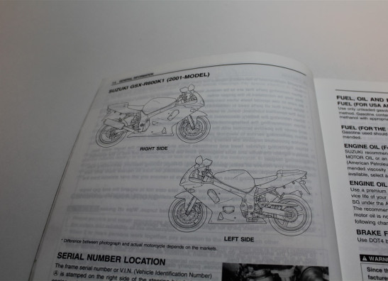 Bedienungsanleitung Suzuki GSX R 600