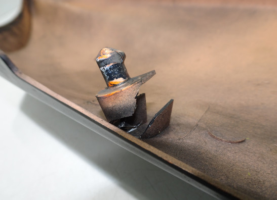 Heck links Suzuki XF 650 Freewind