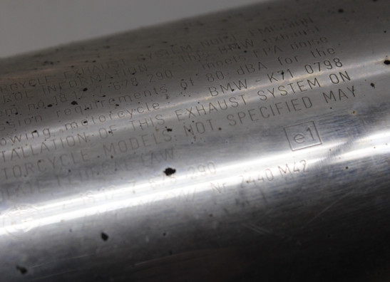 Uitlaat BMW F 800 S - ST