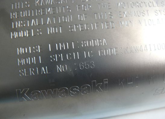 Uitlaat Kawasaki ZX 10 R