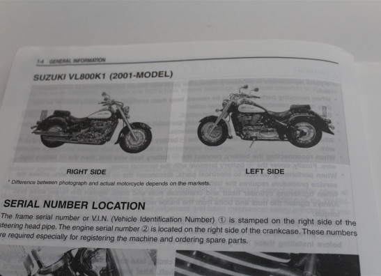 Bedienungsanleitung Suzuki VL 800