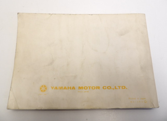 Instructieboekje Yamaha XS 500