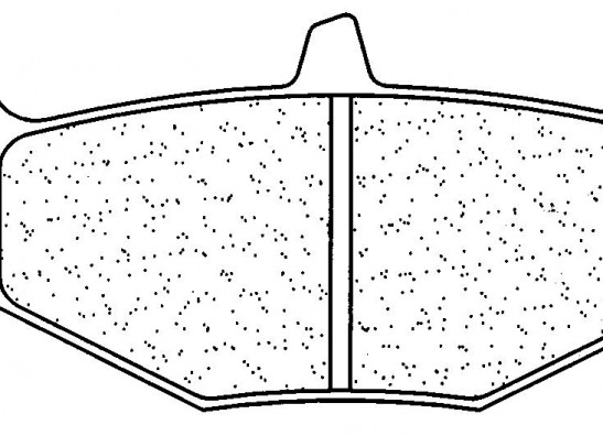 Braking pads rear Suzuki GSX R 600