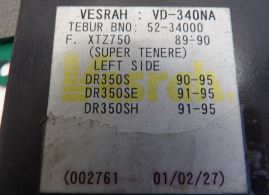 Remblokken voor Yamaha XTZ Tenere