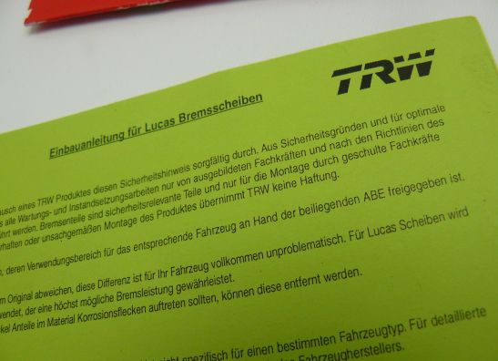 Rear brake disc Honda CBF 1000