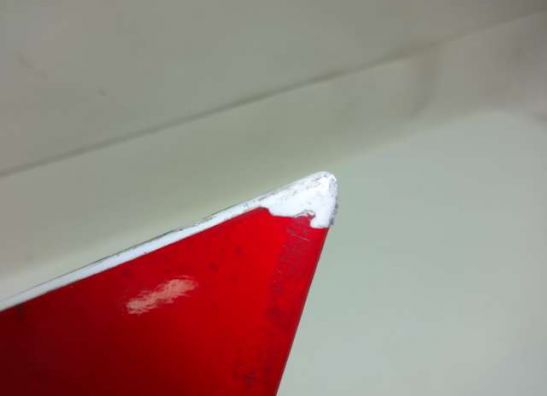 Rechter achterkant Honda CBR 600 F