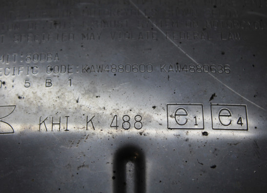 Uitlaat Kawasaki ZX 6 R