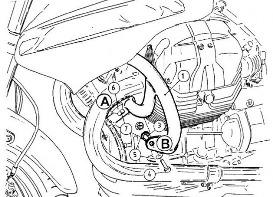 Engine Guard Moto Guzzi 1200 sport