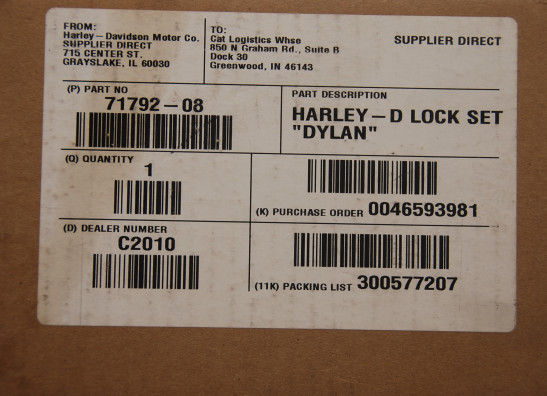 Contact slot Harley Davidson Softtail