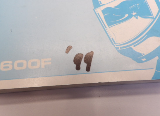 Instructieboekje Honda CBR 600 F