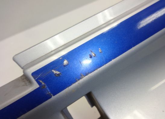 Rechter achterkant Kawasaki ZZR 250