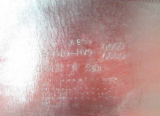 Rechter achterkant Honda CBR 600 F