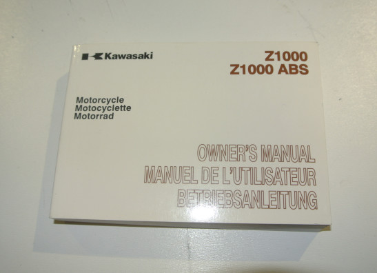 Instructieboekje Kawasaki Z 1000