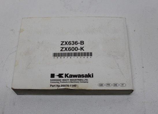 Instructieboekje Kawasaki ZX 6 R