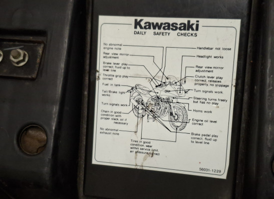 Zadel Kawasaki GPZ 1100