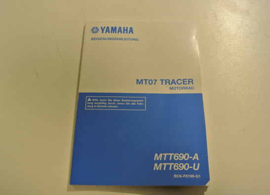 Instructieboekje Yamaha Tracer 700