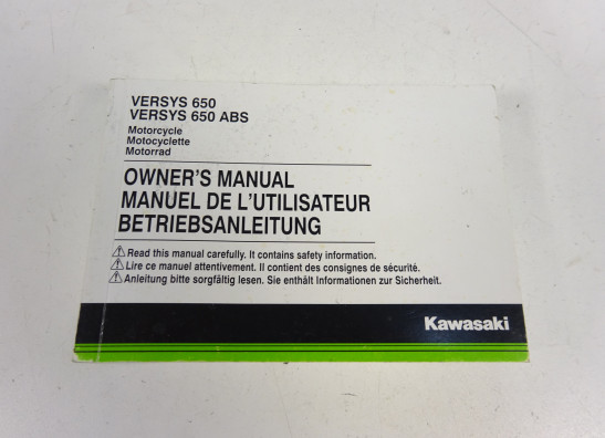Manuel Kawasaki VERSYS 650