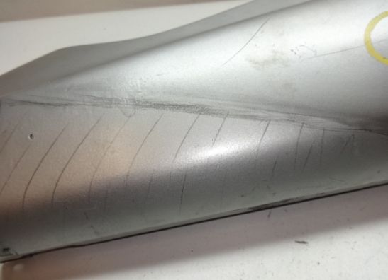 Rechter achterkant Suzuki GSX R 750