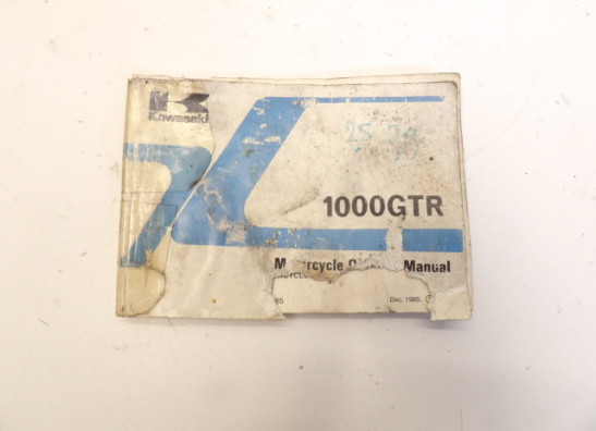 Instructieboekje Kawasaki GTR 1000
