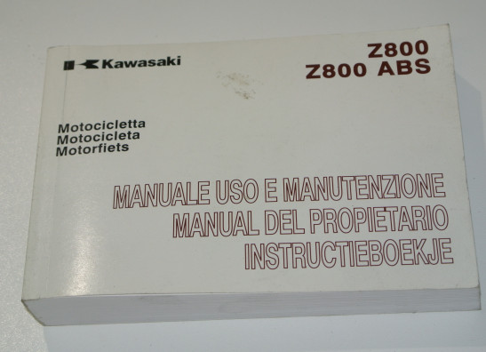 Instructieboekje Kawasaki Z 800