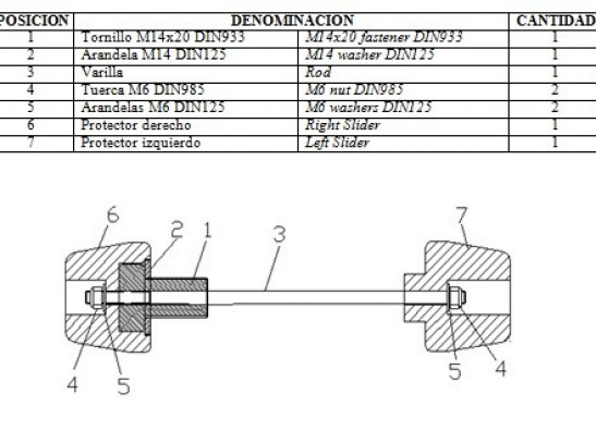 Hinterradachse Honda CBR Fireblade