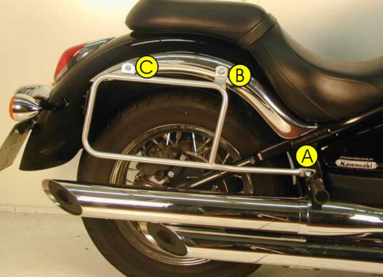 Kofferbeugel set Kawasaki VN 900