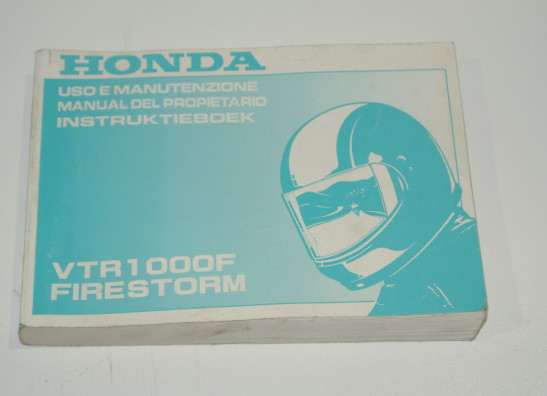 Fahrerhandbuch Honda VTR 1000 F