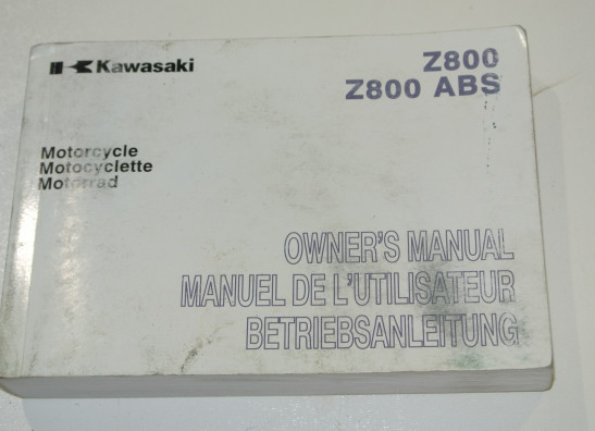 Instructieboekje Kawasaki Z 800