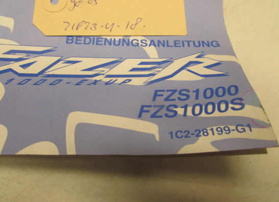 Manuel Yamaha FAZER 1000