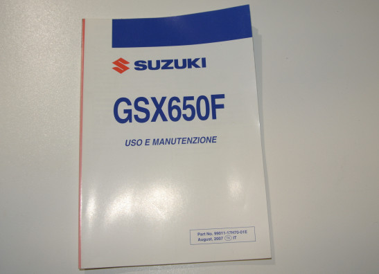 Fahrerhandbuch Suzuki GSX F 650
