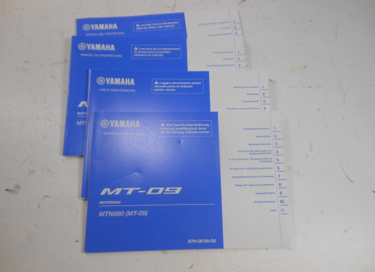 Fahrerhandbuch Yamaha MT 09