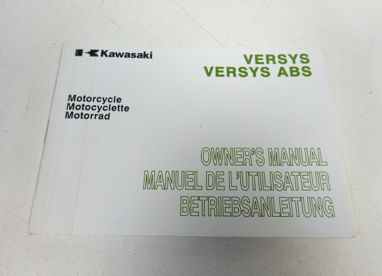 Instructieboekje Kawasaki VERSYS 650