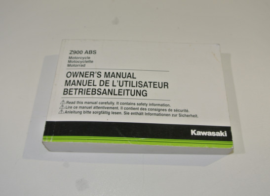 Fahrerhandbuch Kawasaki Z 900