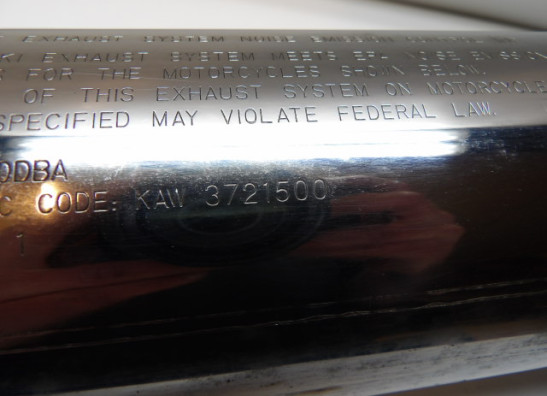 Uitlaat Kawasaki VN 1500