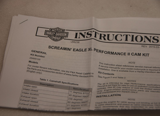 Camshaft Harley Davidson Sportster