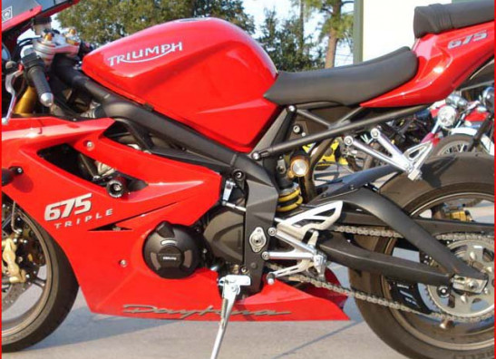 Motorblokdeksel Triumph Daytona 675 